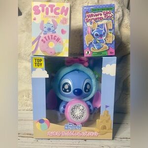 Lot of Disney STITCH Top Toy‎ Plush Bubble Blaster Blind Box Pendant Figure